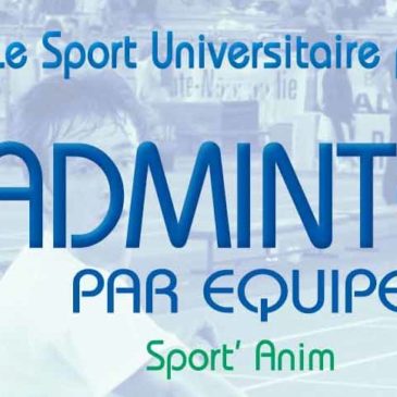 Badminton par équipe : Sport’Anim