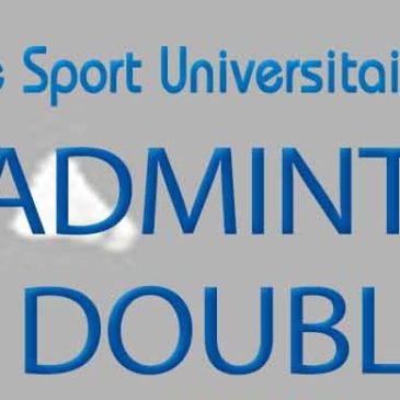 Badminton double : Championnat départemental