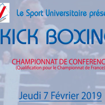 KICK BOXING : Championnat de Conférence